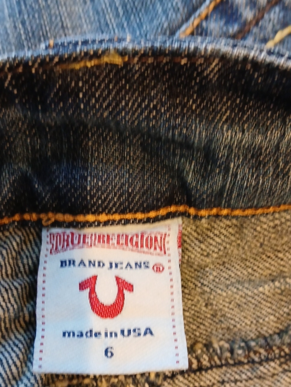 True Religion Ladie's Joey Big T "Dusty Road" Flare Leg Jeans Size:6 - Picture 14 of 16